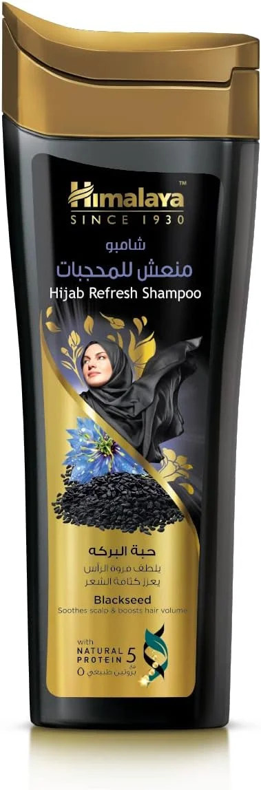 شامپو طراوت بخش حجاب هیمالیا از سال 1930، حاوی دانه سیاه و پروتئین طبیعی - 400 میلی لیتر