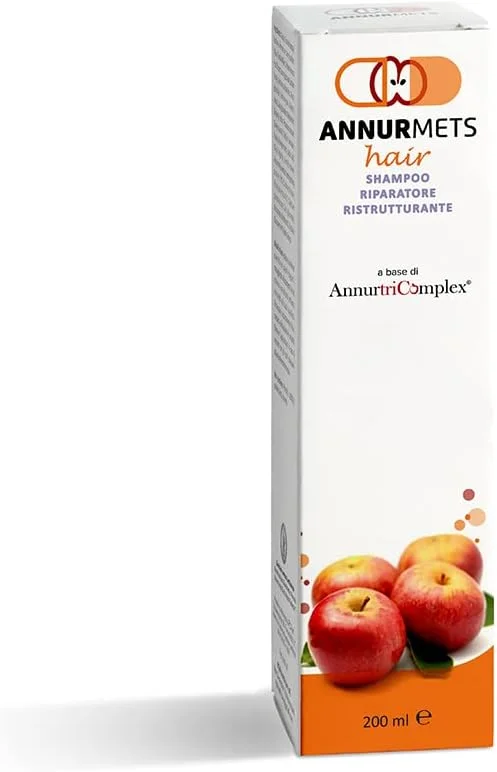 شامپو موی Annurmets GEN.NUT.Srl، ترمیم کننده، بدون رنگ، 200 میلی متر