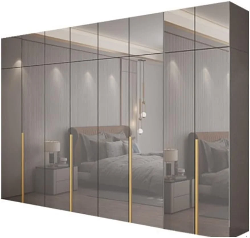 کمد لباس SKEPPY، مناسب منزل، اتاق خواب، مدرن و مینیمال، مناسب آپارتمان کوچک، مونتاژ آسان، دارای فضای آویز لباس، با صفحه براق و بزرگ