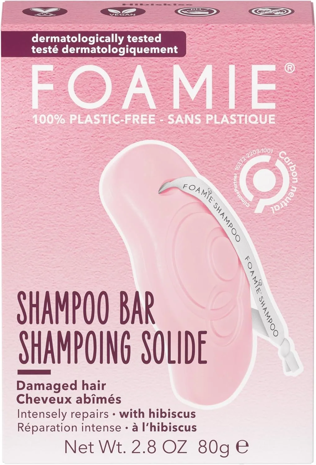 شامپو جامد فومی مخصوص موهای آسیب دیده مدل Hibiskiss