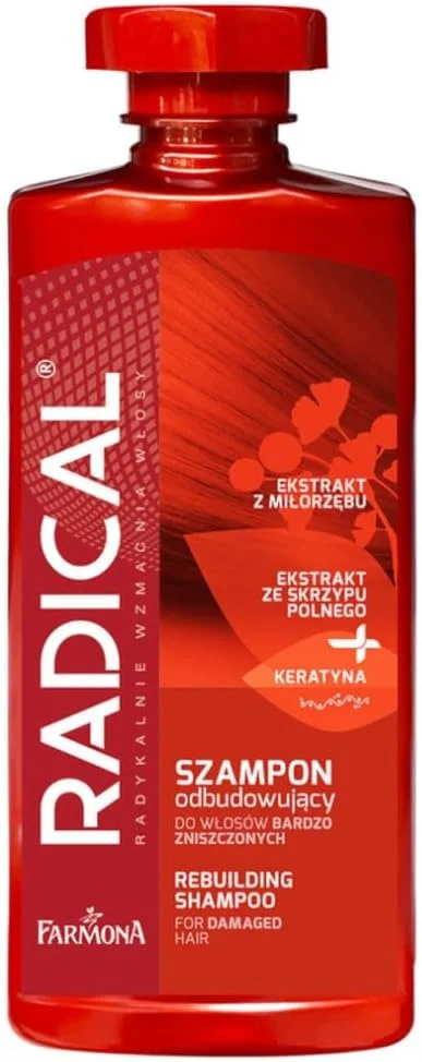 شامپو بازسازی کننده موهای آسیب دیده فارمونا رادیکال 400 میلی لیتر