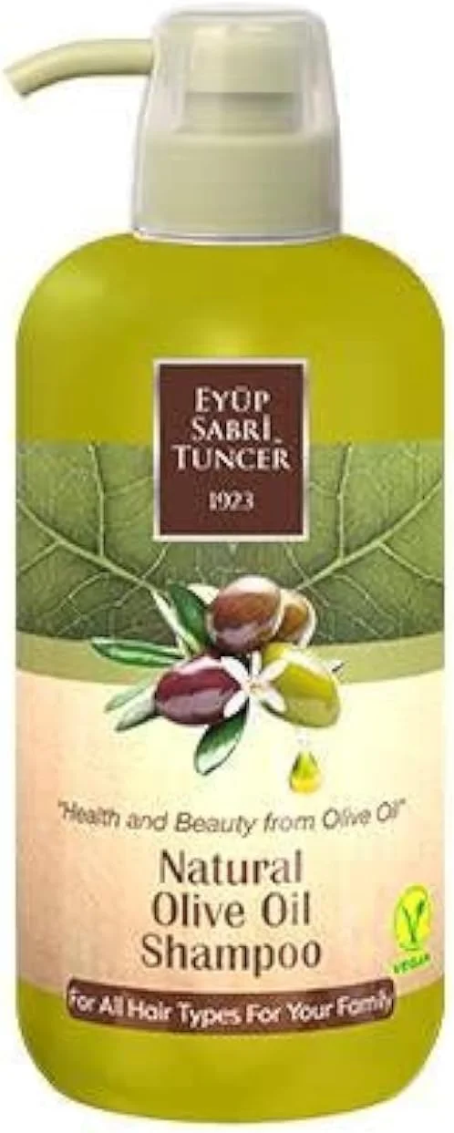 شامپو روغن زیتون طبیعی ایوب صبری تونجر (600 میلی لیتر)