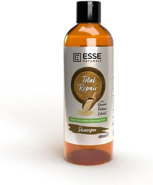 شامپو ترمیم کننده کامل موهای آسیب دیده اسه نچرالز حاوی کینوا | مناسب موهای خشک، شکننده و آسیب دیده | کمک به ترمیم و احیای موهای آسیب دیده | شامپو مغذی با نفوذ عمیق به مو | 400 میلی لیتر