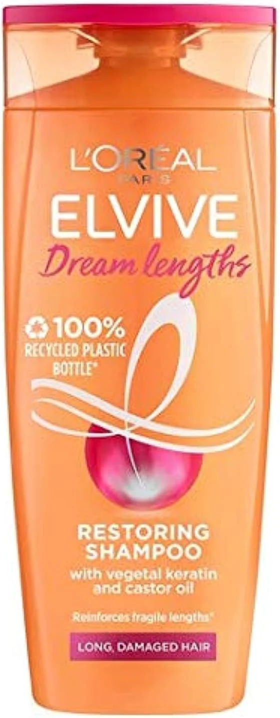 شامپو ترمیم کننده موهای بلند و آسیب دیده Elvive Dream Lengths حجم 250 میلی لیتر