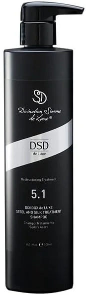 شامپو ترمیم کننده و محافظ مو دی اس دی د لوکس مدل Dixidox Steel & Silk 5.1 حجم 500 میلی لیتر