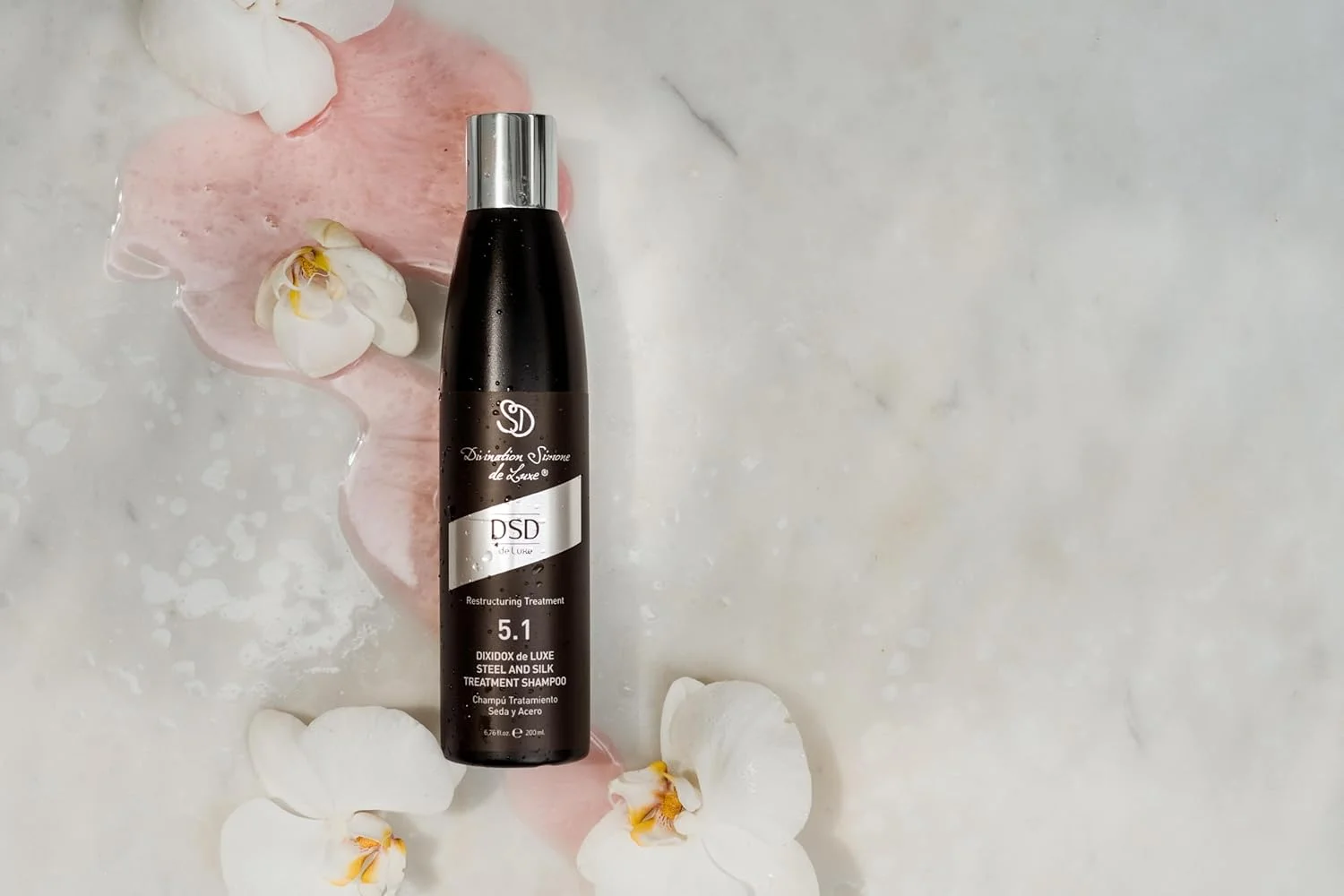 شامپو استیل و ابریشم دیلوکس DSD de Luxe 5.1 Dixidox de Luxe 200 میلی لیتر