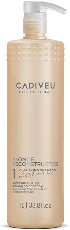 شامپو پاک کننده و شفاف کننده موهای بلوند بلوند ریکانستراکتور 1 لیتری