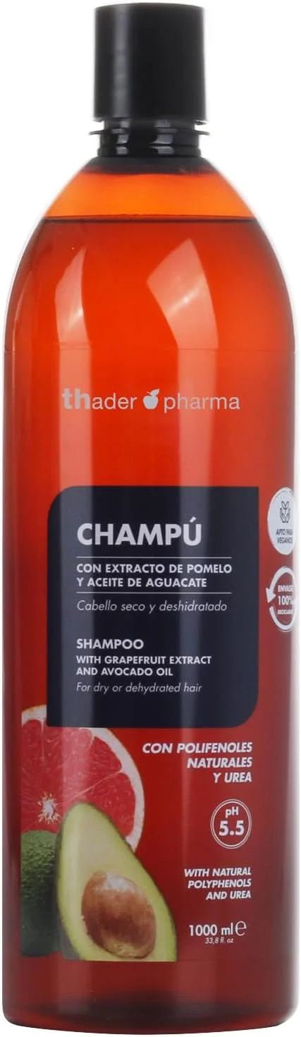 شامپو گریپ فروت و آووکادو تی اچ فارما 86001128 حجم 1000 میلی لیتر