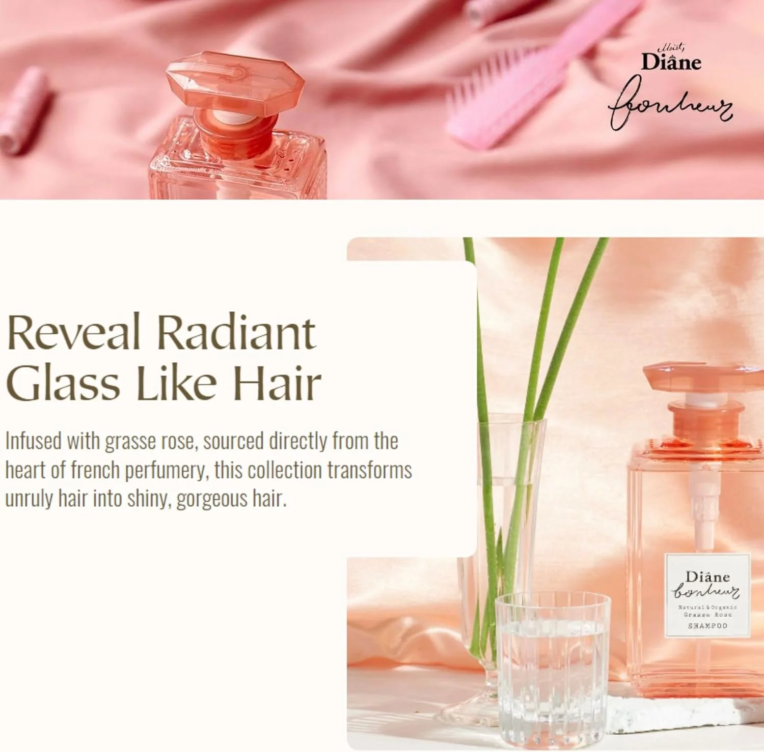 نرم کننده مو رز گراس Diane Bonheur