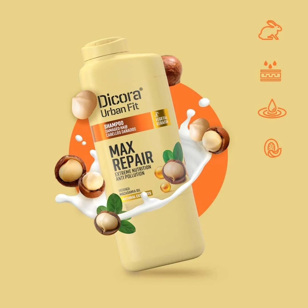 شامپو ترمیم کننده موهای آسیب دیده دیکورا UrbanFit، ۴۰۰ میلی لیتر، سفید (ADUF3020) شامپو ترمیم کننده موهای آسیب دیده دیکورا UrbanFit، ۴۰۰ میلی لیتر، سفید (ADUF3020)