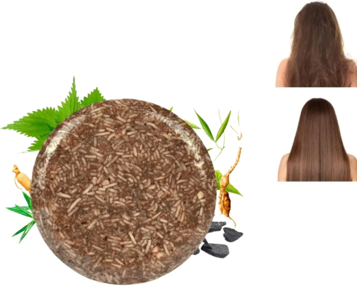 شامپو بار تیره کننده مو XNIUIU Hira، شامپو بار Hira، شامپو بار تیره کننده مو ارگانیک Archic، شامپو بار صابونی تیره کننده مو - مرطوب کننده و ترمیم کننده طبیعی موهای سفید و خاکستری