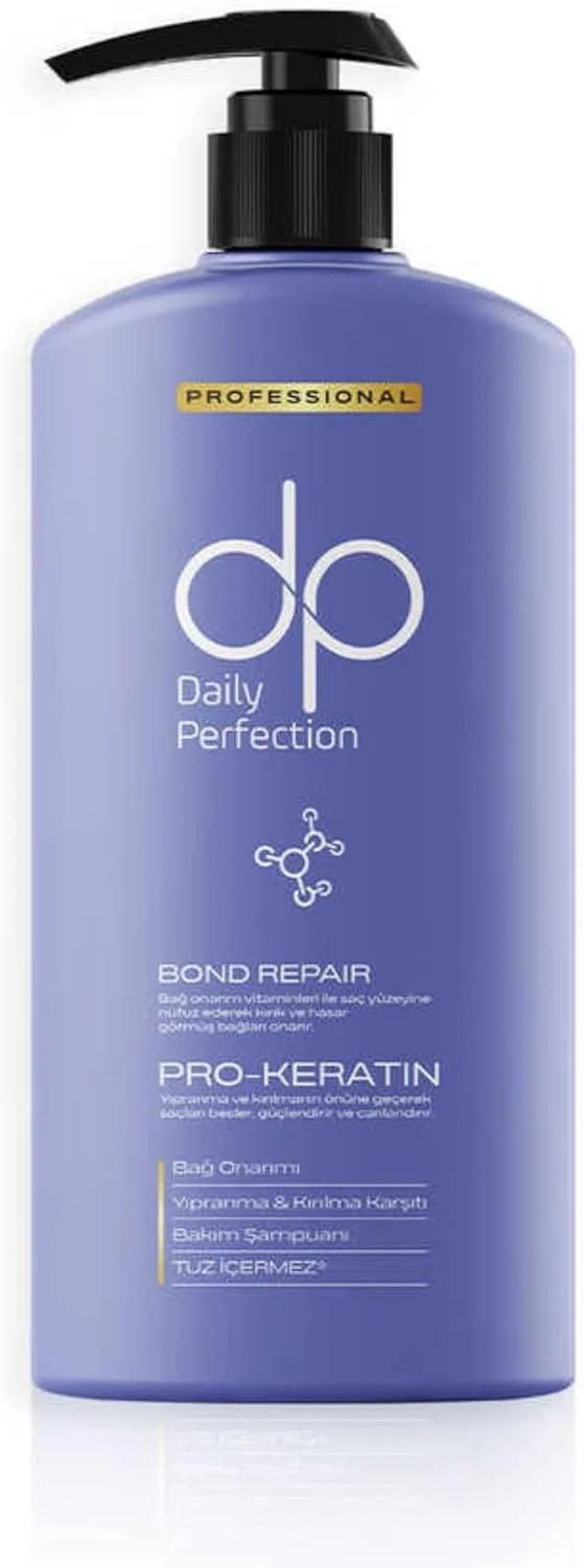 شامپو روزانه پرفکشن dp - بدون نمک - حاوی کراتین و بیوتین - ترمیم کننده و مغذی - برای انواع مو - انواع مختلف - 425 میلی لیتر (ترمیم پیوند)