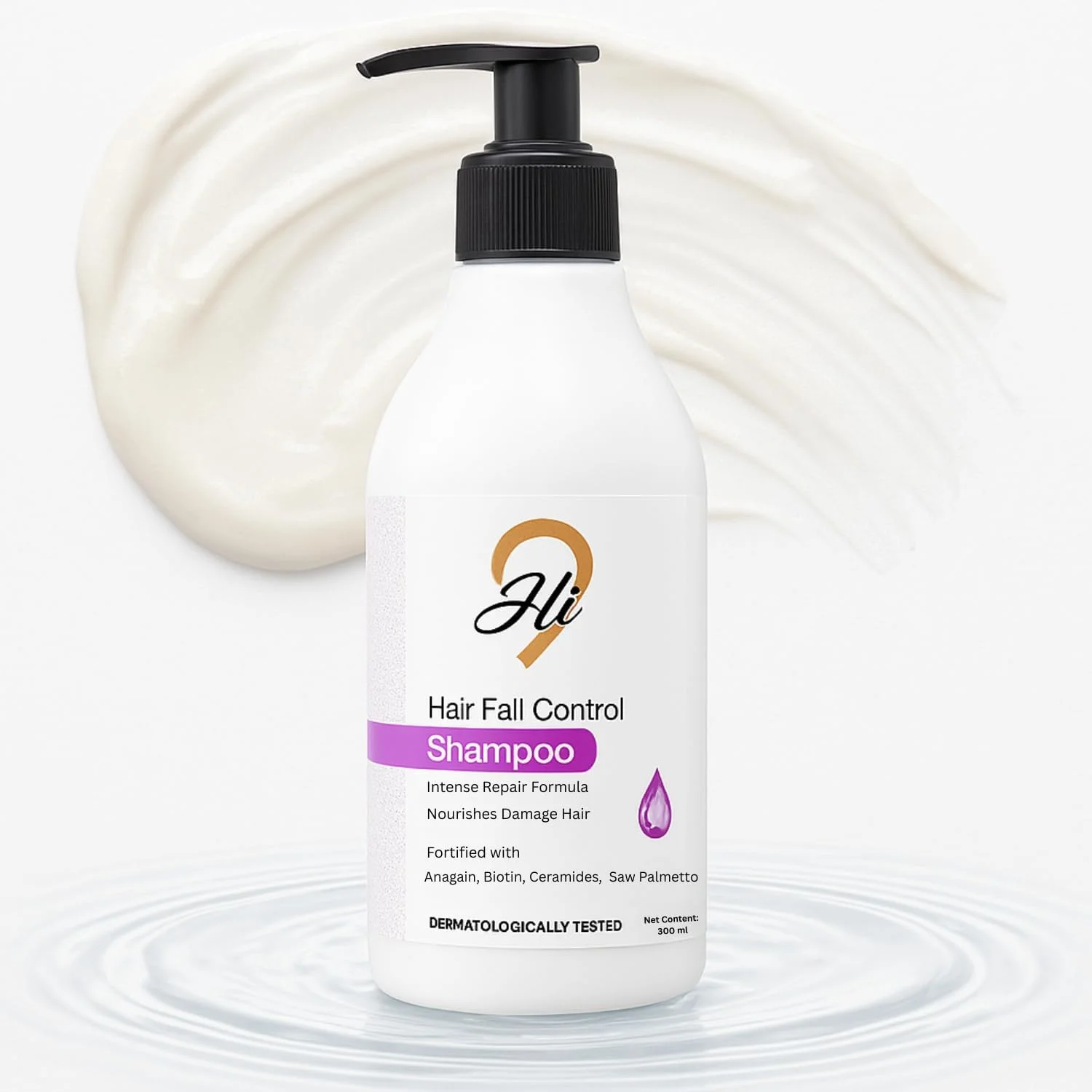 شامپو کنترل ریزش مو و درخشان کننده مو Hi9 حجم 300 میلی لیتر