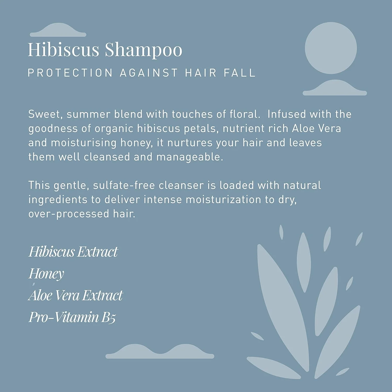 شامپو کنترل ریزش مو Mystic Valley با عصاره گل ختمی برای رشد مو، بدون سولفات و پارابن 350 میلی لیتر