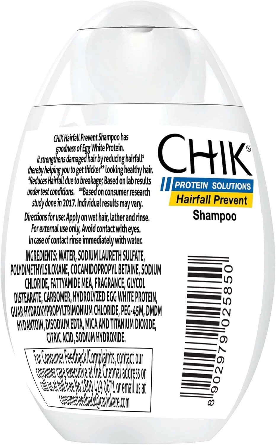 شامپو تخم مرغ ضد ریزش مو چیک، 175 میلی لیتر