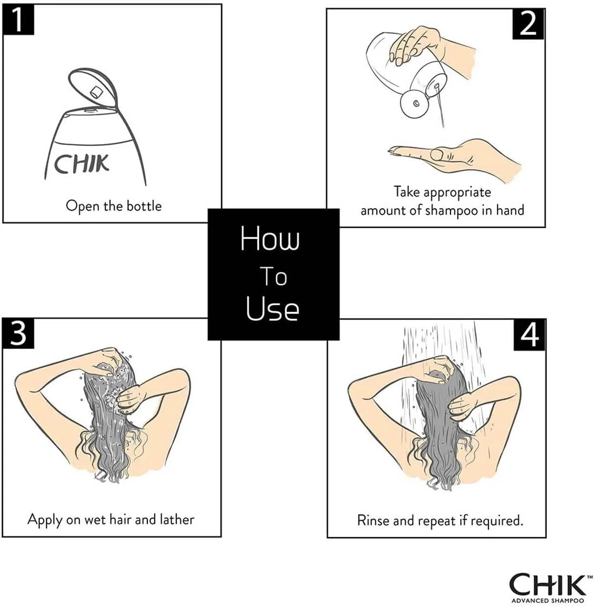 شامپو تخم مرغ ضد ریزش مو چیک، 175 میلی لیتر