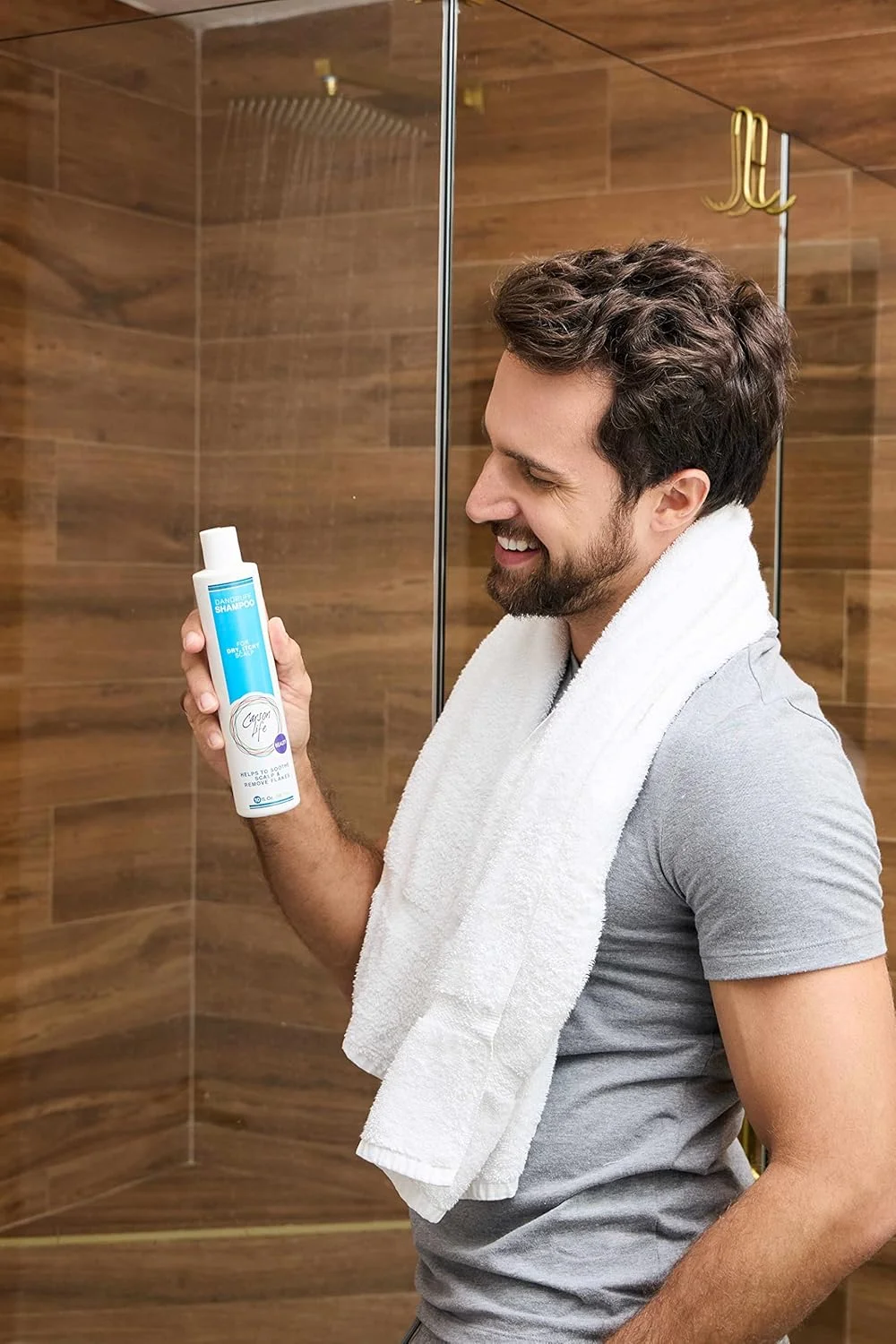 شامپو ضد شوره کارسون لایف بدون پارابن و سولفات - 295 میلی لیتر - آبرسان، ترمیم کننده و تسکین دهنده پوست سر خشک - از بین برنده پوسته ها و بازگرداننده درخشش (تکی)