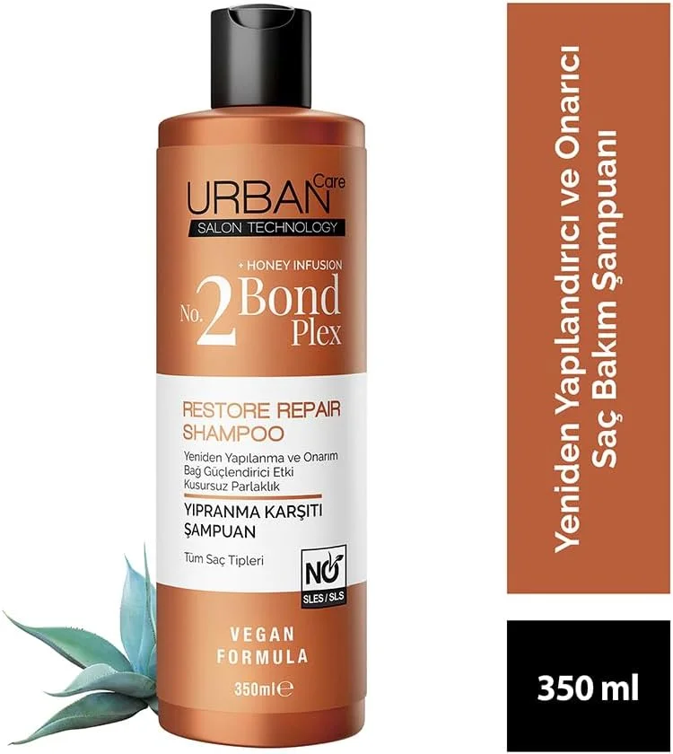 شامپو مراقبت از مو بدون سولفات Urban Care No.2 Bond Plex Anti-Wear حجم 350 میلی لیتر - وگان