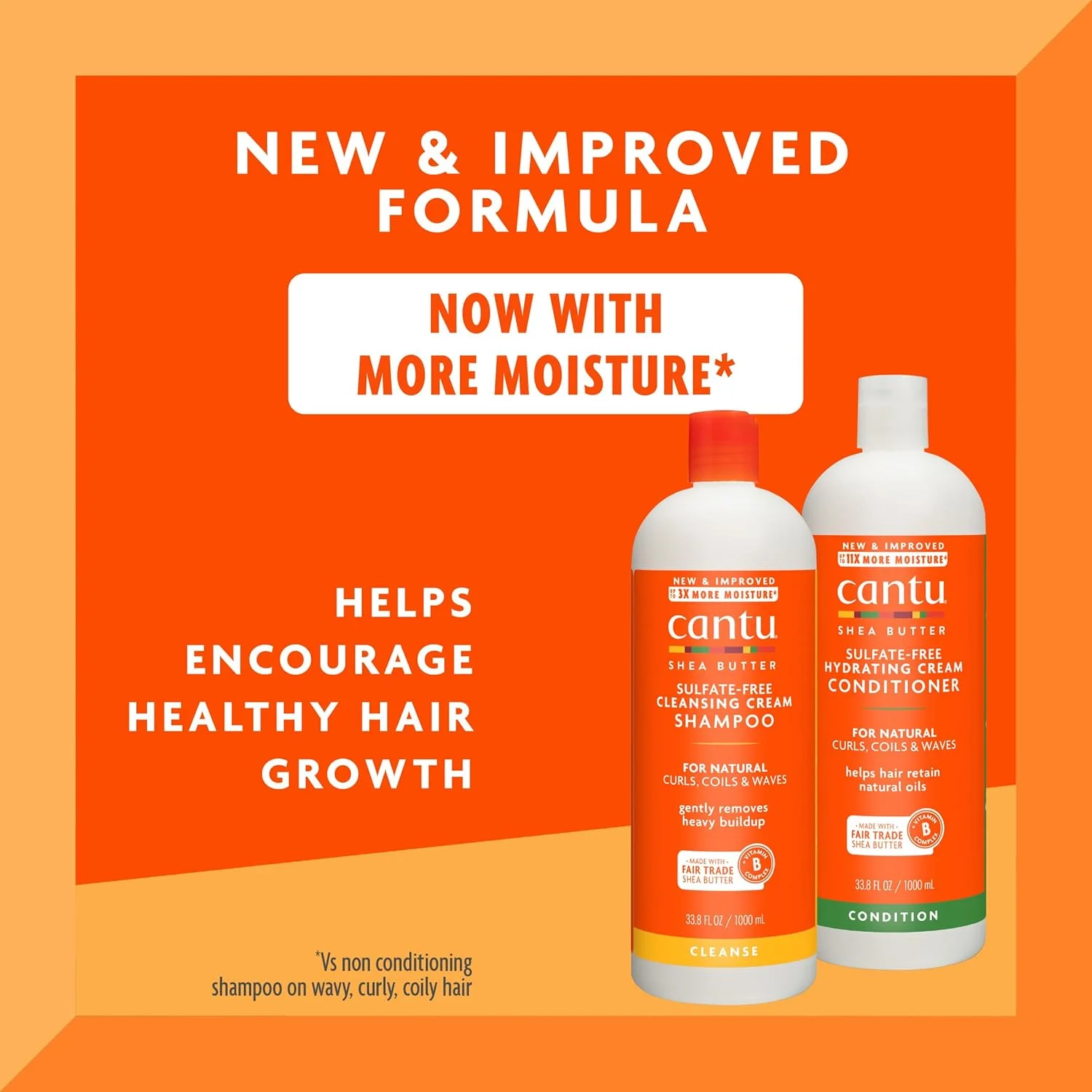 شامپو و نرم کننده موی کانتو حاوی شی باتر برای موهای طبیعی، 1 لیتر (بسته 2 عددی)
