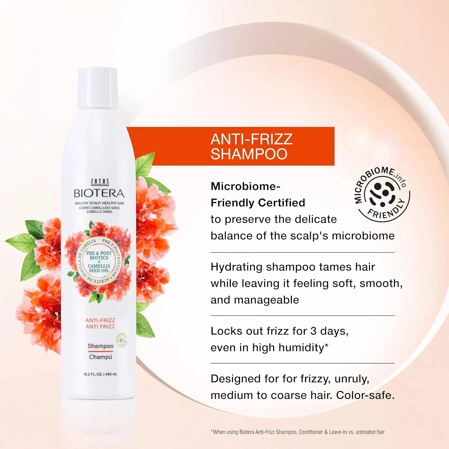 شامپو صاف کننده قوی ضد وز بایوترا | موهای وز یا نامرتب | سازگار با میکروبیوم | وگان | 946 میلی لیتر