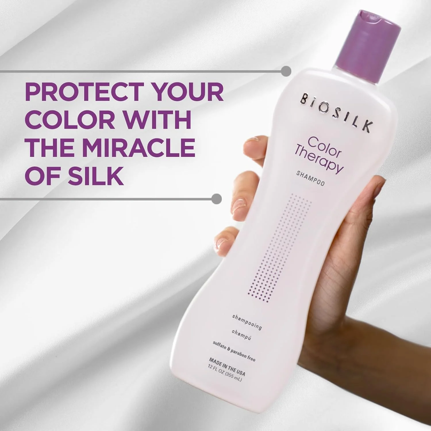 شامپو بایوسیلک کالر تراپی مناسب برای انواع مو 355 میلی لیتر