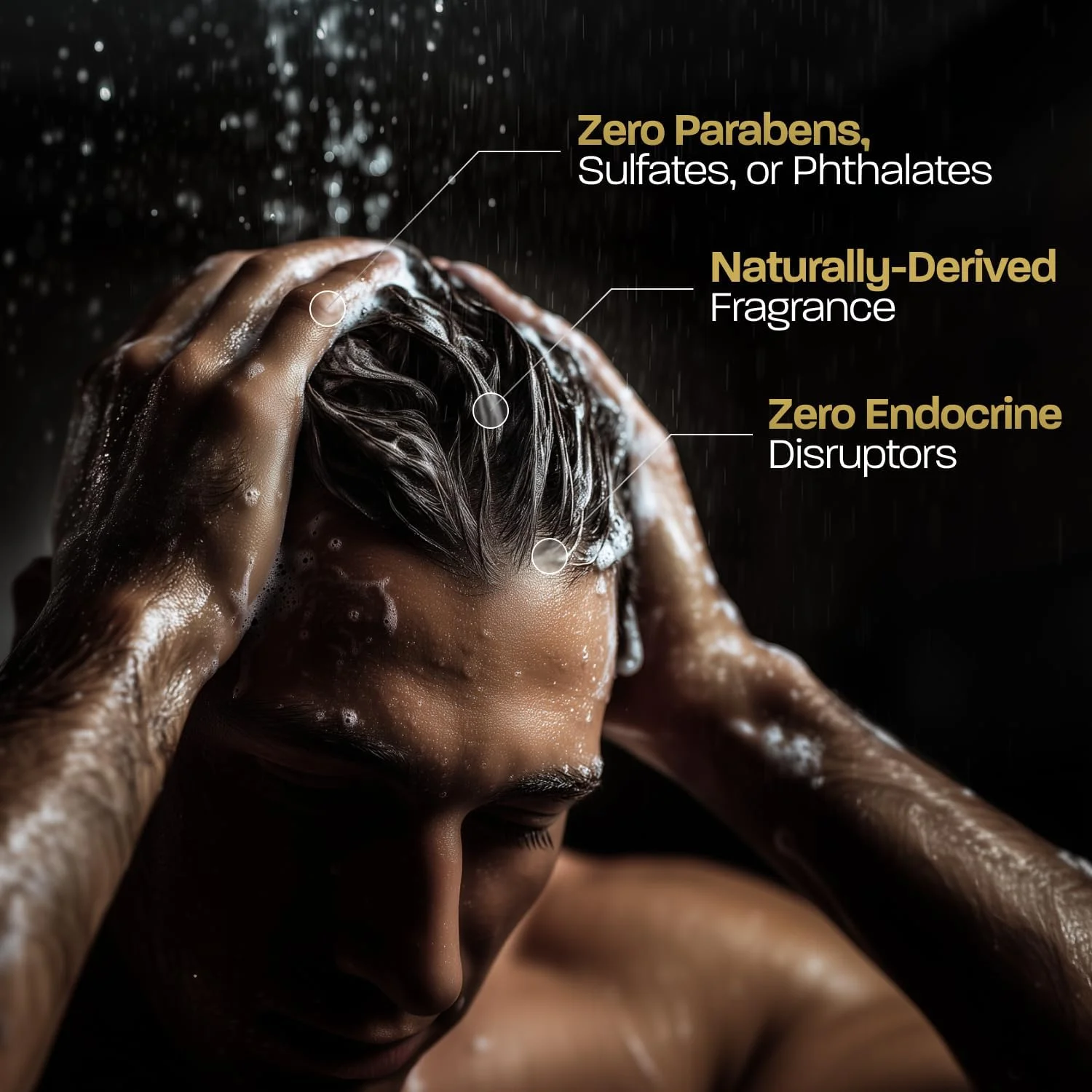 شامپو احیا کننده BASED حاوی آلوئه ورا، روغن نعناع فلفلی و روغن نارگیل، شامپو پاک کننده برای آقایان، بدون سولفات، پارابن یا فتالات، مراقبت با کیفیت موی مردانه، بطری 355 میلی لیتری (بسته 1 عددی)