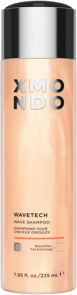 شامپو حالت دهنده مو ویو تک XMONDO | فرمول وگان با روغن تخمه آفتابگردان و روغن هسته انگور برای افزایش آبرسانی، رفع وز و بهبود موهای موج دار، 236 میلی لیتر