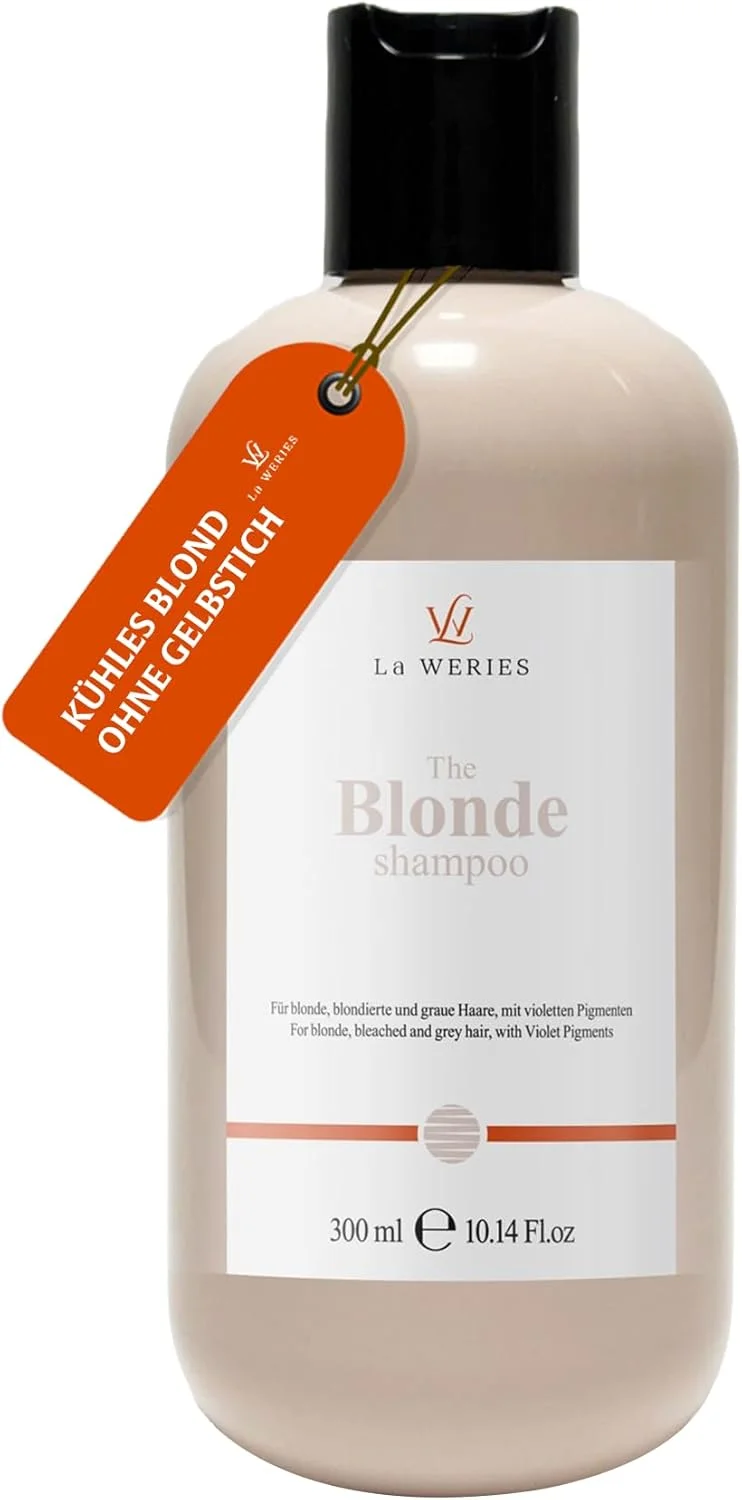 شامپو بلوند لا WERIES حجم 300 میلی لیتر - ضد زردی و درخشش رنگ برای موهای بلوند - شامپو نقره ای خنثی کننده برای بلوند سرد - مراقبت از موهای دکلره و روشن شده - رطوبت و درخشش شامپو بلوند لا WERIES حجم 300 میلی لیتر - ضد زردی و درخشش رنگ برای موهای بلوند - شامپو نقره ای خنثی کننده برای بلوند سرد - مراقبت از موهای دکلره و روشن شده - رطوبت و درخشش