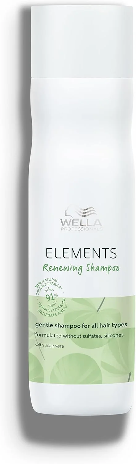 شامپو بازسازی کننده وللا پروفشنالز المنتس 250 میلی لیتر و شانه گره باز کن آبی رنگ M Hair Designs (بسته 2 عددی)