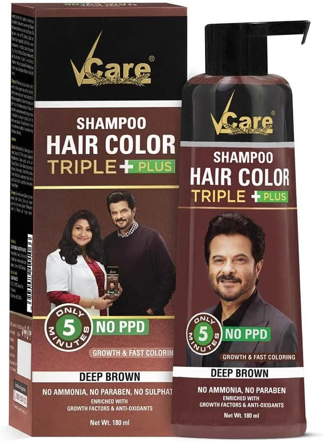 شامپو رنگ مو وی کر تریپل پلاس قهوه ای تیره - 180 میلی لیتر