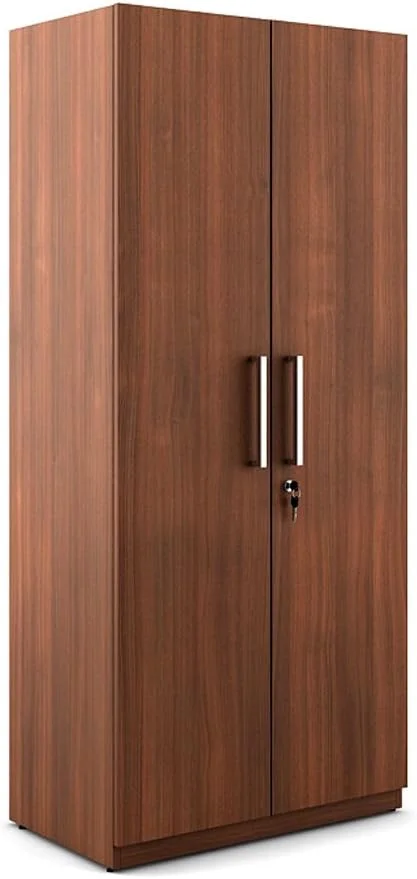 کمد لباس دو درب اسپیس وود مدل Optima، جنس چوب مهندسی شده، رنگ گردویی ریگاتو کمد لباس دو درب اسپیس وود مدل Optima، جنس چوب مهندسی شده، رنگ گردویی ریگاتو