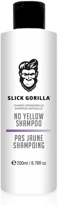 شامپو ضد زردی موهای بلوند اسلیک گوریلا، شامپو بنفش اصلاح کننده رنگ، از بین برنده تناژهای زرد، پاک کننده و تقویت کننده موهای بلوند، خاکستری، نقره ای، دودی، محصولات موی وگان، 200 میلی لیتر شامپو ضد زردی موهای بلوند اسلیک گوریلا، شامپو بنفش اصلاح کننده رنگ، از بین برنده تناژهای زرد، پاک کننده و تقویت کننده موهای بلوند، خاکستری، نقره ای، دودی، محصولات موی وگان، 200 میلی لیتر
