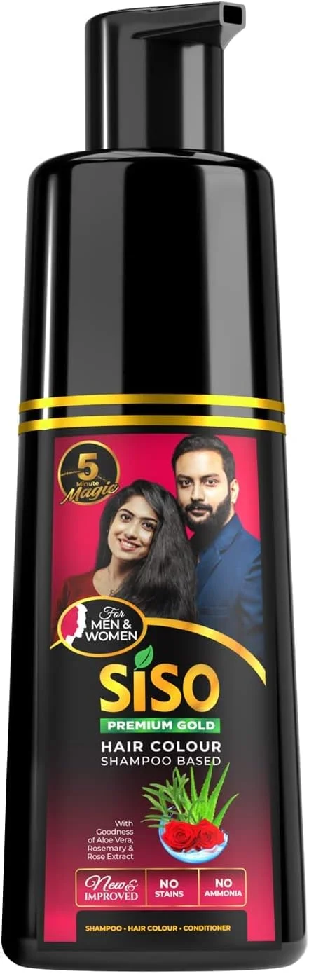 شامپو رنگ موی دائمی سیسو، مشکی طبیعی 180 میلی لیتر به همراه صابون آلوئه ورا درجه 1 سیسو 100 گرمی (2 عدد)
