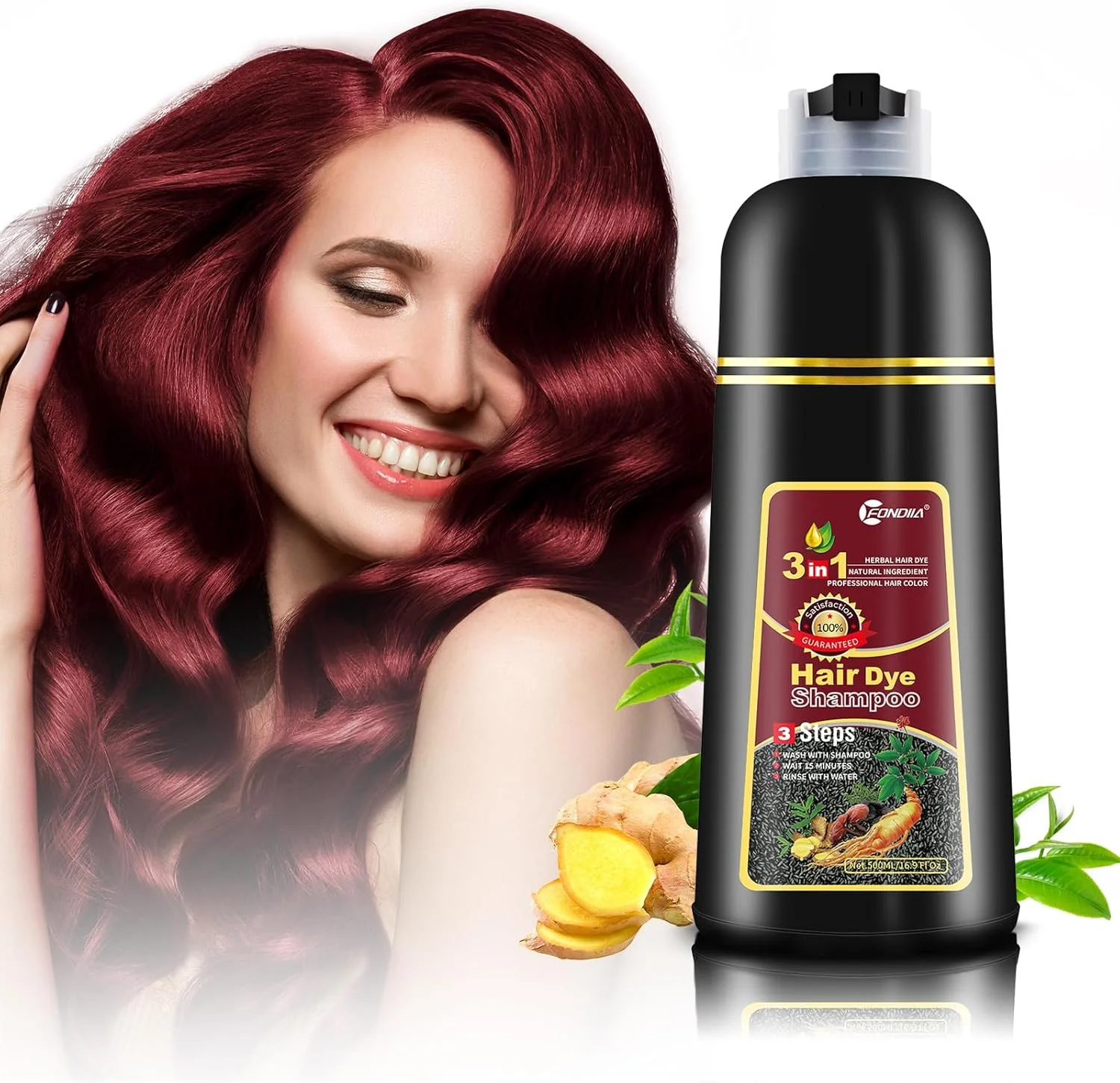 شامپو رنگ مو لوراکس، شامپو رنگ موی شرابی تیره 3 در 1 برای تازه کردن مو، شامپو رنگ موی گیاهی فوری برای زنان و مردان - Tintes Para El Cabello Profesional شامپو رنگ مو لوراکس، شامپو رنگ موی شرابی تیره 3 در 1 برای تازه کردن مو، شامپو رنگ موی گیاهی فوری برای زنان و مردان - Tintes Para El Cabello Profesional