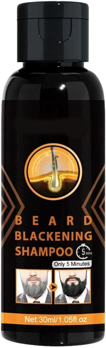 شامپو مشکی کننده مو | شامپو ریش | رنگ موی سریع و طبیعی ارگانیک Polygonum Multiflorum، شامپو رنگ موی گیاهی برای مردان