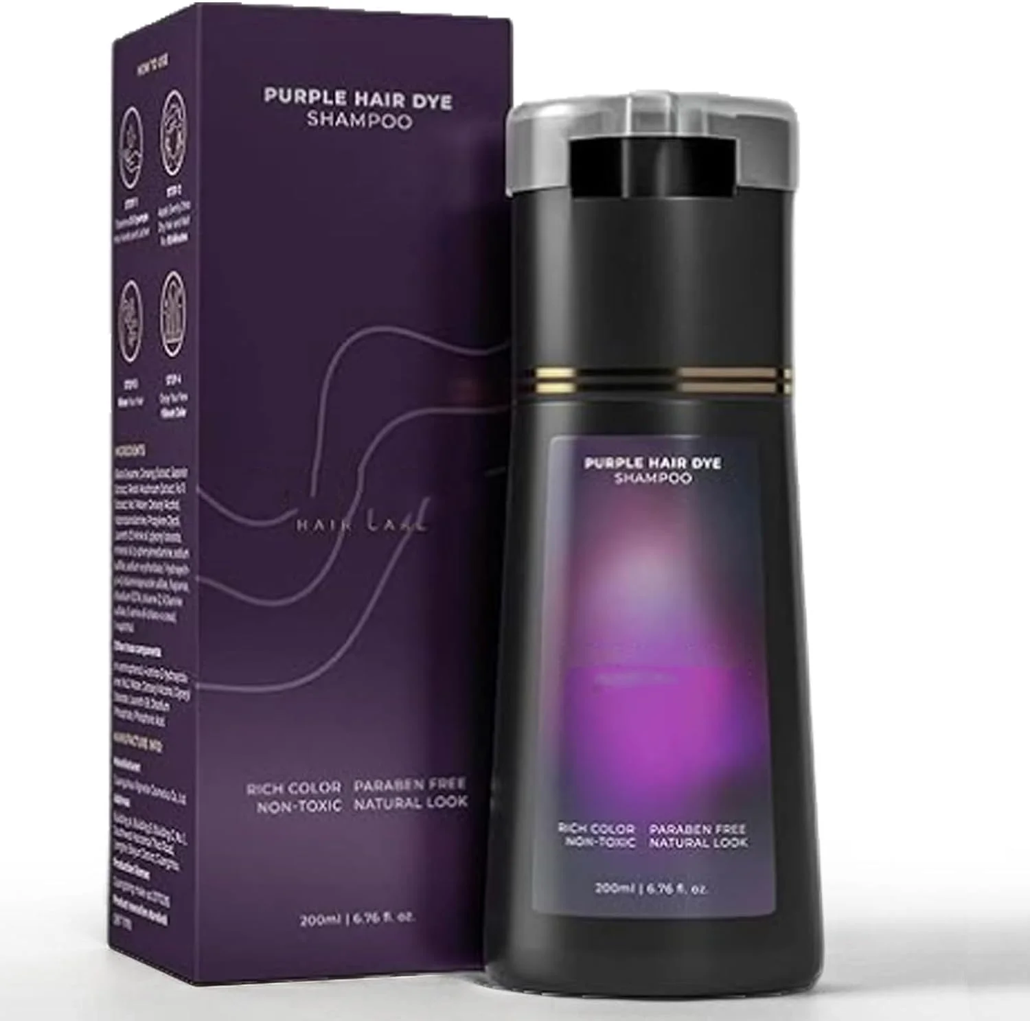 شامپو رنگ مو، شامپو رنگ مو فوری پلار هیر کر، شامپو رنگ مو خانگی حاوی عصاره گیاهی خالص و سالم مناسب برای خانم ها و آقایان