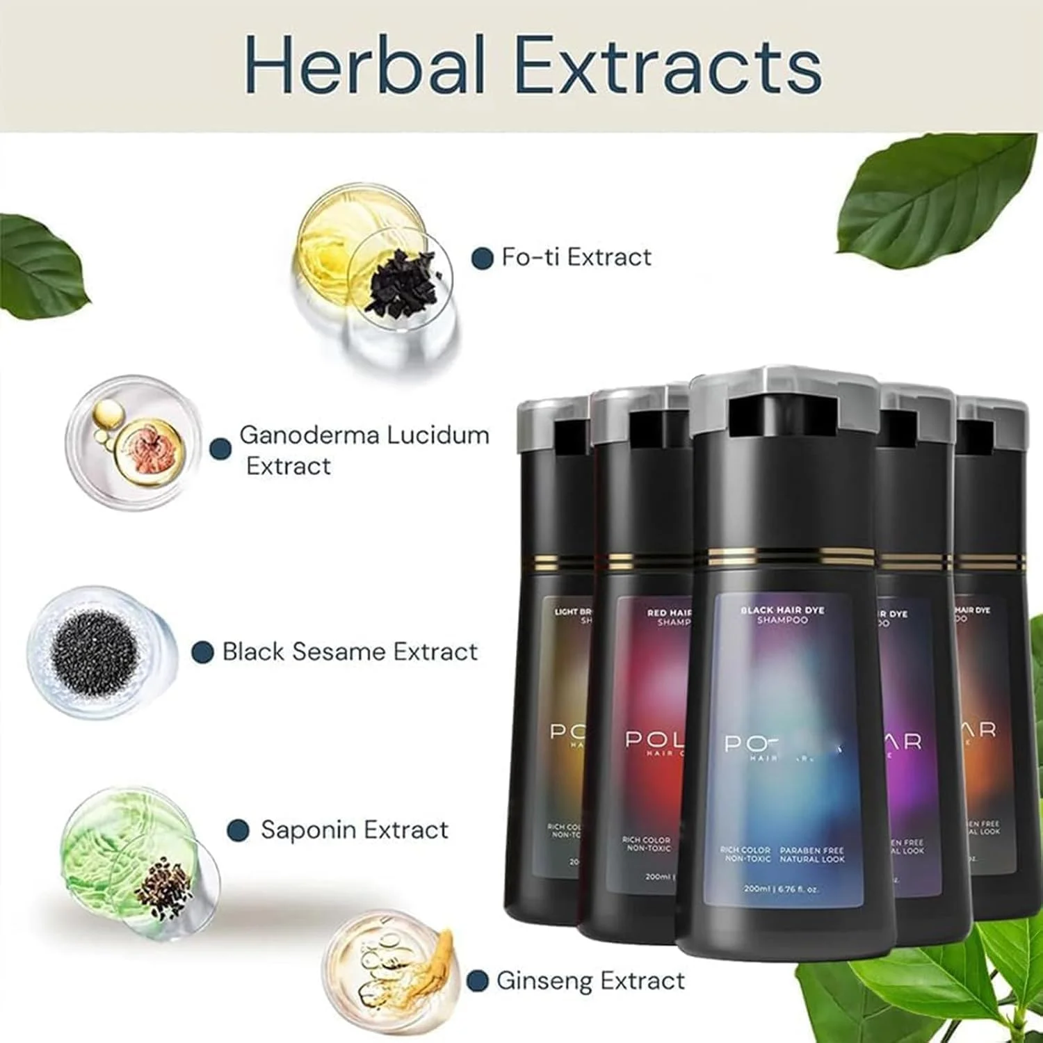 شامپو رنگ مو، شامپو رنگ فوری مراقبت از مو، 3 در 1 برای موهای سفید، شامپو رنگ مو برای پوشش مو، حفظ سلامت و درخشش مو (قرمز)