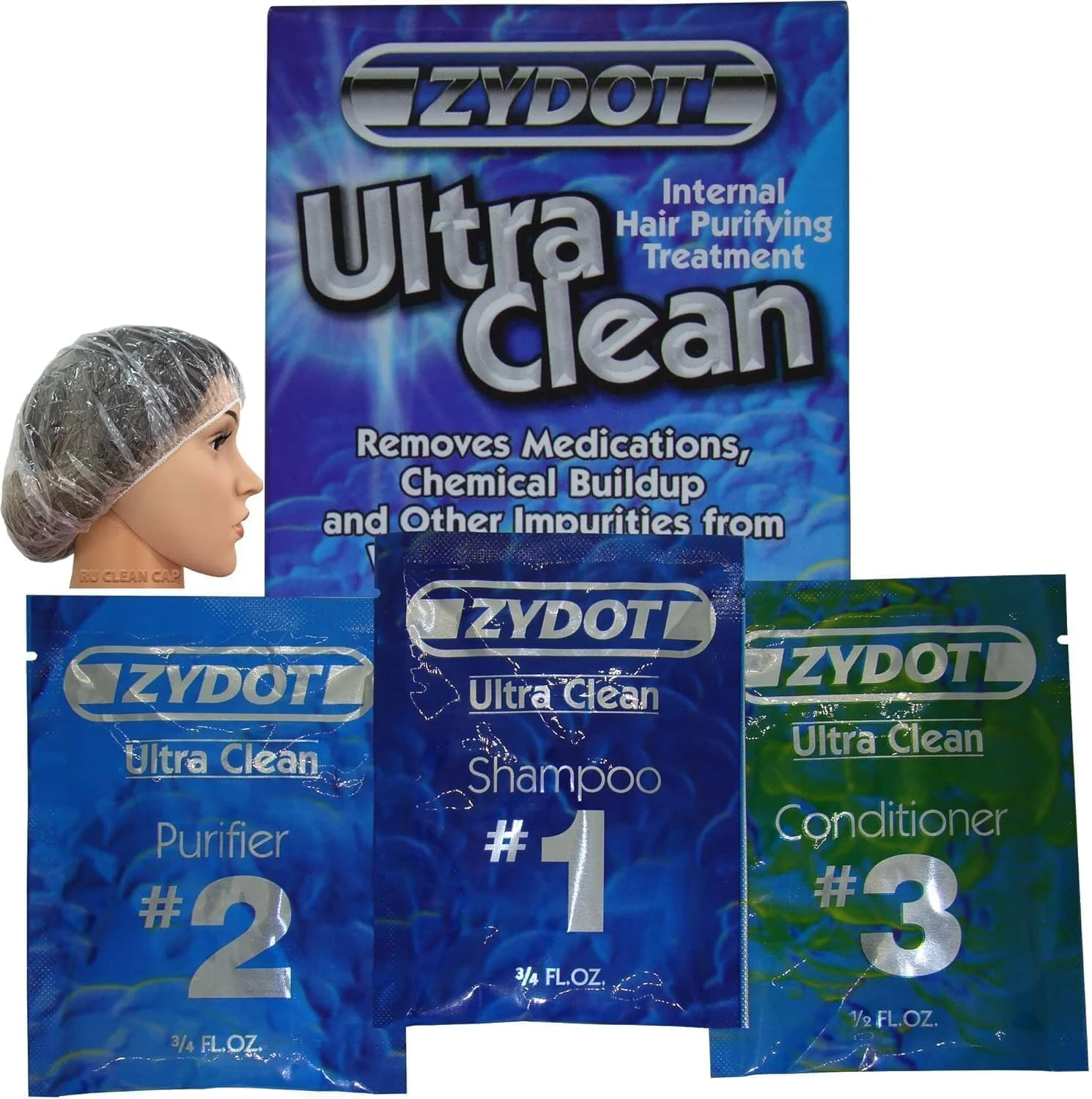 کیت شامپو سم زدای Zydot Ultra Clean برای سم زدایی و پاکسازی فولیکول مو. پاکسازی فوری، حذف سموم و سم زدایی فولیکول مو