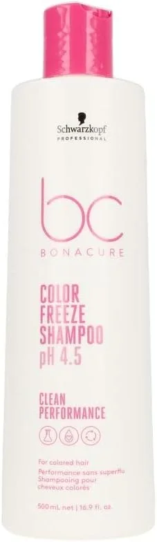 شامپو مو شوارتسکف پروفشنال BC Bonacure Colour Freeze pH 4.5 Clean Performance حجم 500 میلی لیتر