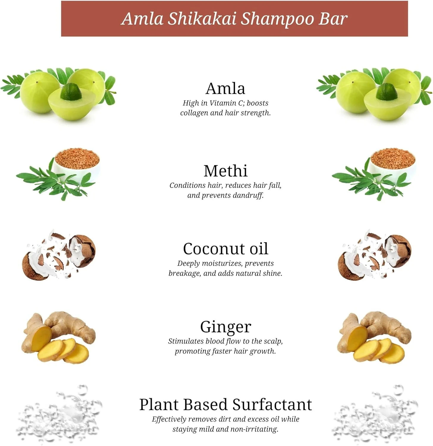 صابون شستشوی موی سر آمله و شیکاکای روستیک آرت (شامپو بار) 75 گرم