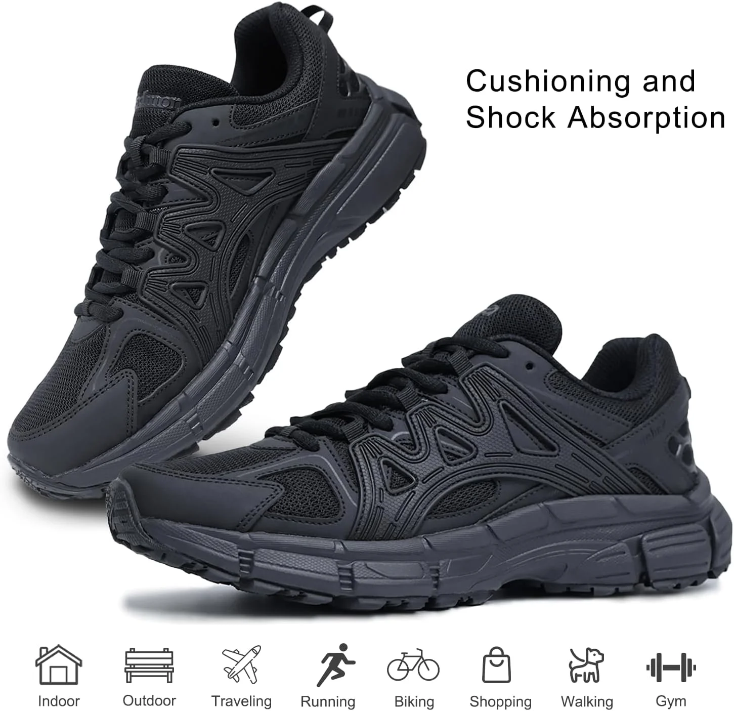 کفش پیاده روی زنانه Sadmon - راحت، تنفس پذیر، تمام مشکی، پنجه باریک، مناسب برای دویدن های غیررسمی - ضد لغزش، مناسب ورزش در باشگاه - کفش پیاده روی با بالشتک مناسب فضای باز، سفید رترو، سایز 8.5 کفش پیاده روی زنانه Sadmon - راحت، تنفس پذیر، تمام مشکی، پنجه باریک، مناسب برای دویدن های غیررسمی - ضد لغزش، مناسب ورزش در باشگاه - کفش پیاده روی با بالشتک مناسب فضای باز، سفید رترو، سایز 8.5