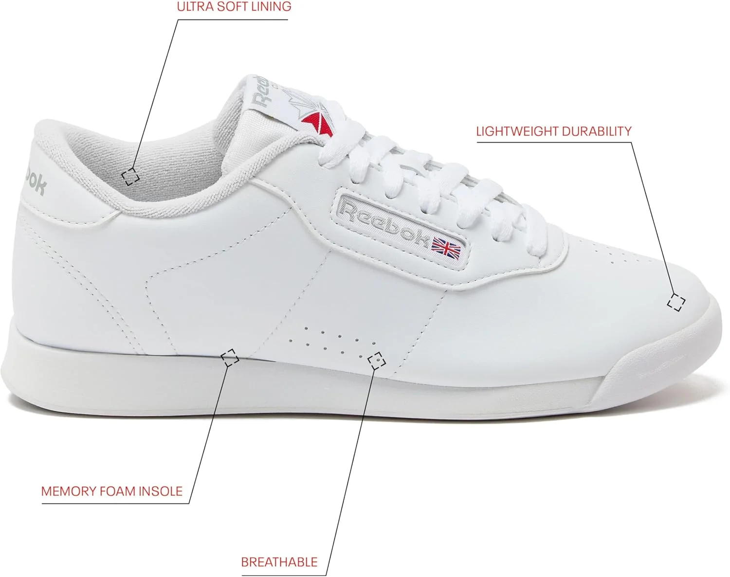 کفش های فشن زنانه ریباک مدل پرنسس پهن کفش های فشن زنانه ریباک مدل پرنسس پهن