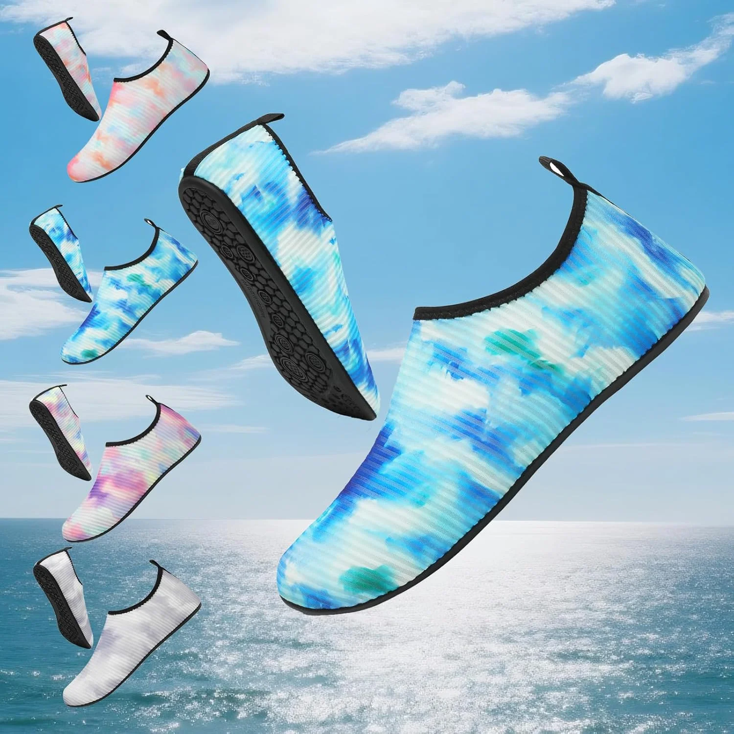 کفش آبی زنانه مردانه جوراب آبی سریع خشک شونده مناسب شنا ساحل یوگا ورزش استخر کمپینگ کفش آبی زنانه مردانه جوراب آبی سریع خشک شونده مناسب شنا ساحل یوگا ورزش استخر کمپینگ