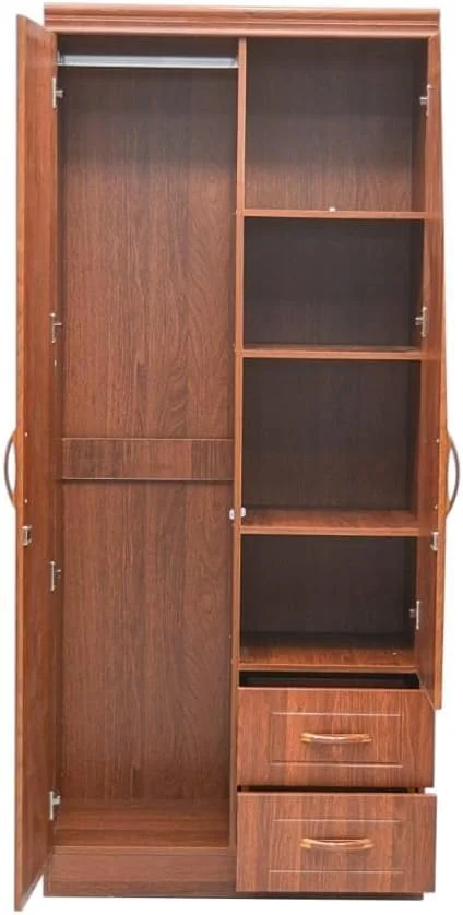 کابینت کمد لباس چوبی دو درب SULSHA، چوب مهندسی شده، مدرن، شیک و بادوام کابینت کمد لباس چوبی دو درب SULSHA، چوب مهندسی شده، مدرن، شیک و بادوام