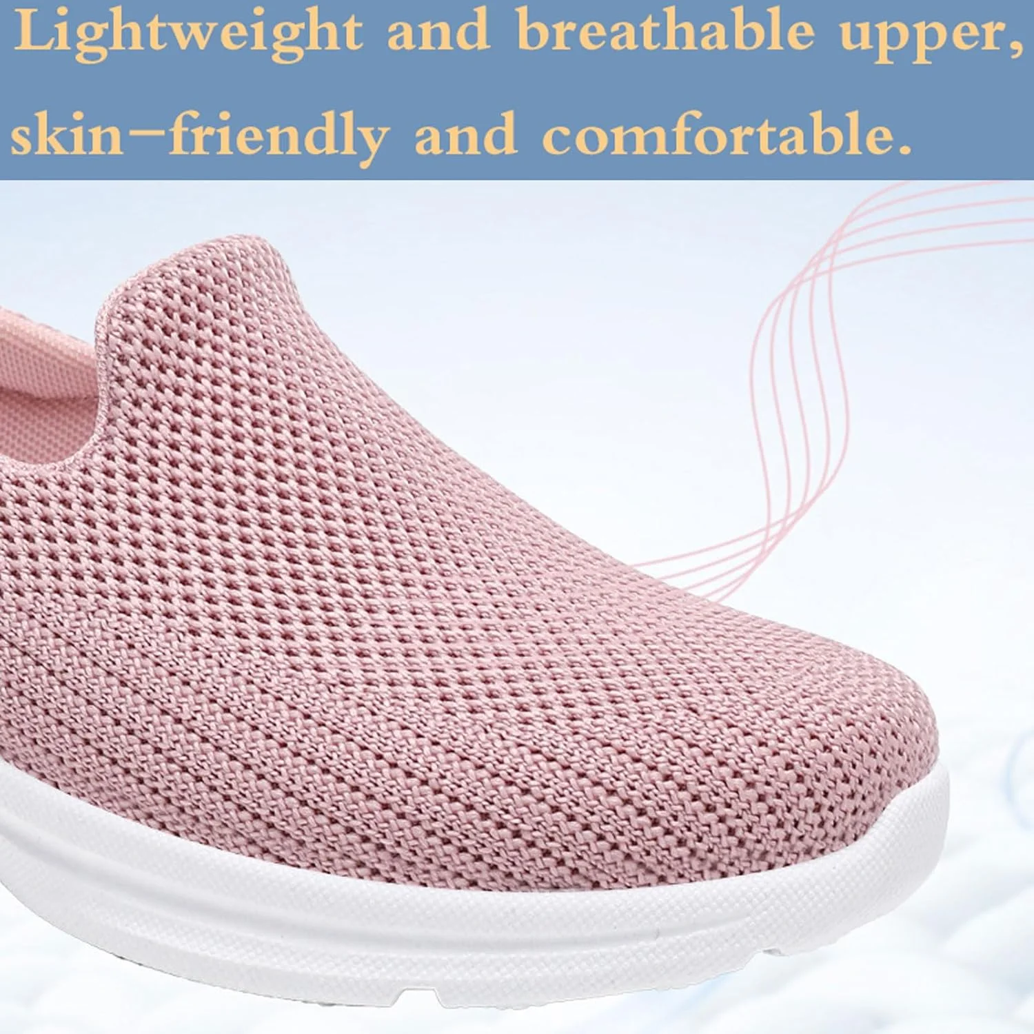 کفش زنانه اسلیپ آن، کفش ورزشی زنانه اسلیپ-آن، کفش ورزشی طبی زنانه، سبک وزن، تنفس پذیر، انعطاف پذیر، غیر رسمی، دارای بالشتک، برای صبح های شلوغ یا هنگام بیرون رفتن کفش زنانه اسلیپ آن، کفش ورزشی زنانه اسلیپ-آن، کفش ورزشی طبی زنانه، سبک وزن، تنفس پذیر، انعطاف پذیر، غیر رسمی، دارای بالشتک، برای صبح های شلوغ یا هنگام بیرون رفتن