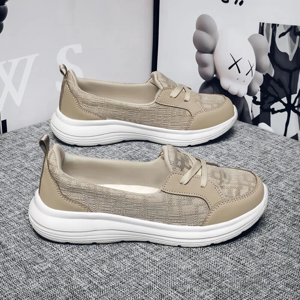 کفش پیاده روی طبی زنانه، دارای کفی نرم و ضد لغزش، با رویه مشبک و سبک کفش پیاده روی طبی زنانه، دارای کفی نرم و ضد لغزش، با رویه مشبک و سبک