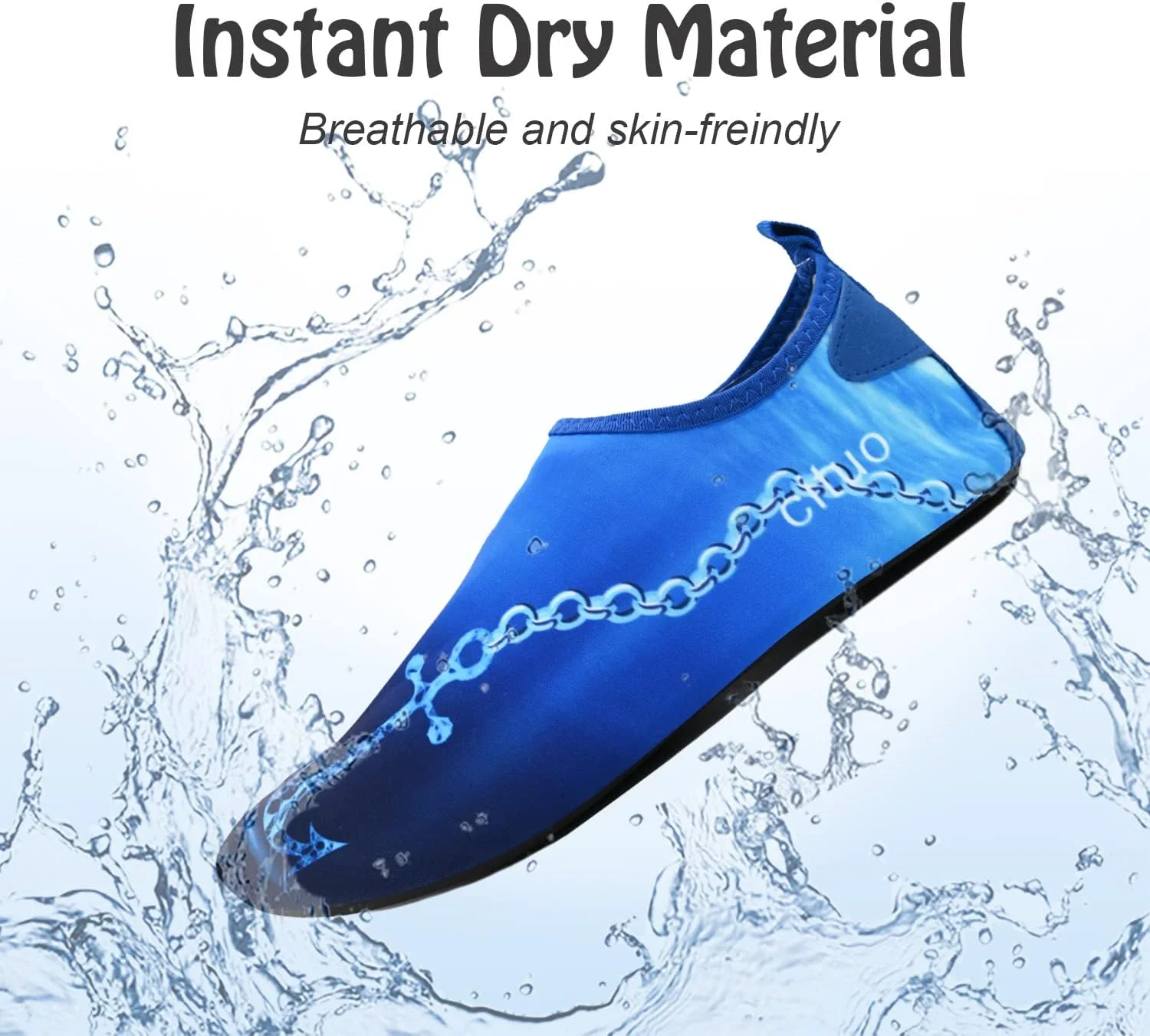 جوراب آبی کفش آبی زنانه برای شنا در ساحل، موج سواری، یوگا، ورزش و پیاده روی ساحلی جوراب آبی کفش آبی زنانه برای شنا در ساحل، موج سواری، یوگا، ورزش و پیاده روی ساحلی