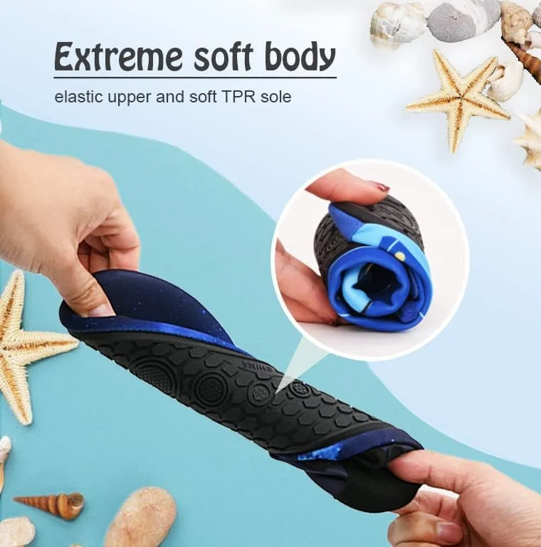 جوراب آبی کفش آبی زنانه برای شنا در ساحل، موج سواری، یوگا، ورزش و پیاده روی ساحلی جوراب آبی کفش آبی زنانه برای شنا در ساحل، موج سواری، یوگا، ورزش و پیاده روی ساحلی