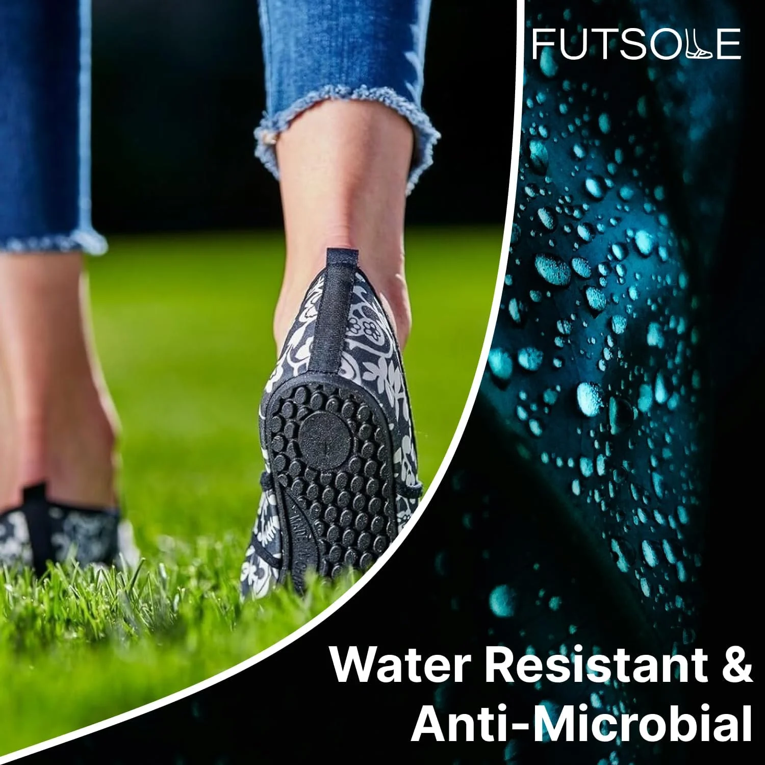 کفش های نرم و انعطاف پذیر ورزشی نوفوت فوتسول مناسب داخل و خارج منزل، کفش های تاشو و منعطف برای ورزش، تمرین، یوگا، مسافرت یا رقص کفش های نرم و انعطاف پذیر ورزشی نوفوت فوتسول مناسب داخل و خارج منزل، کفش های تاشو و منعطف برای ورزش، تمرین، یوگا، مسافرت یا رقص