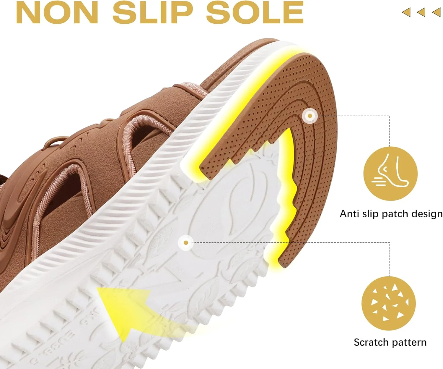 صندل پیاده روی زنانه ONCAI، صندل ورزشی و پیاده روی با پشتیبانی از قوس پا، کفی طبی مناسب برای پلانتار فاسیایتیس، صندل زنانه با بند قابل تنظیم (سایز 36-42)، خاکی/سفید، 38 صندل پیاده روی زنانه ONCAI، صندل ورزشی و پیاده روی با پشتیبانی از قوس پا، کفی طبی مناسب برای پلانتار فاسیایتیس، صندل زنانه با بند قابل تنظیم (سایز 36-42)، خاکی/سفید، 38